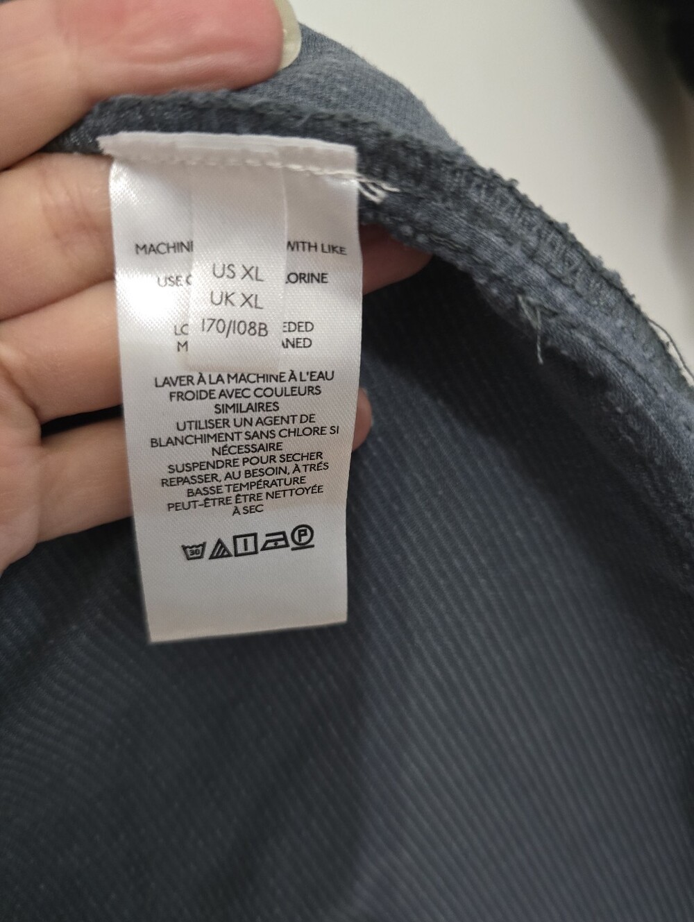 Anthropologie Pilcro Oversized Corduroy Blazer Jacket Coat Shacket Blue. - Picture 3 of 5